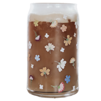 Falling Florals  - Original Latte Jar