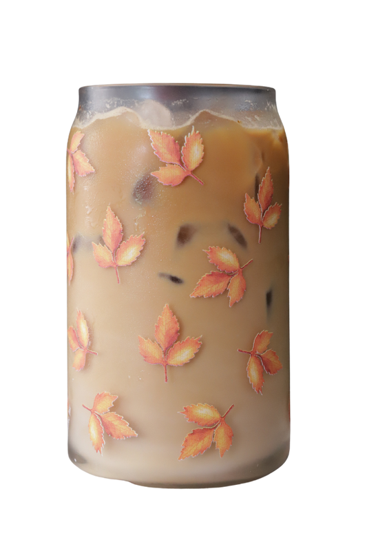 Autumn leaf - Original Latte Jar