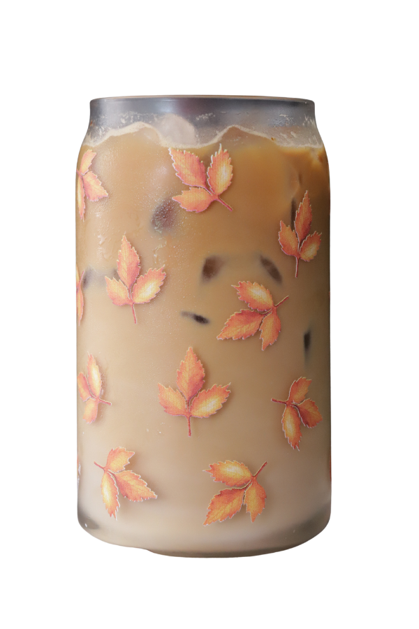 Autumn leaf - Original Latte Jar