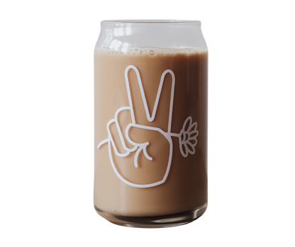 Peace Sign - Original Latte Jar